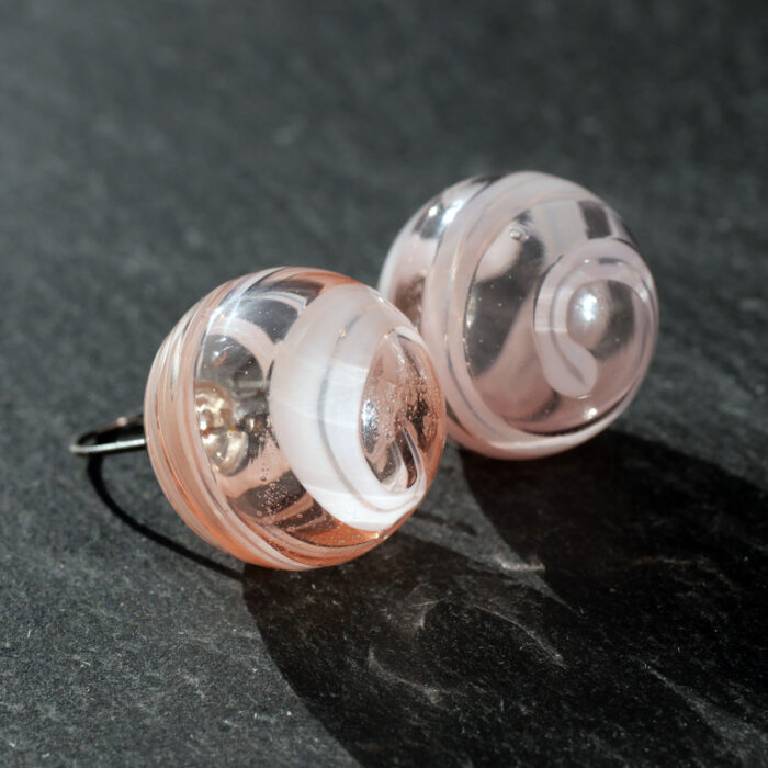 Náušnice růžové