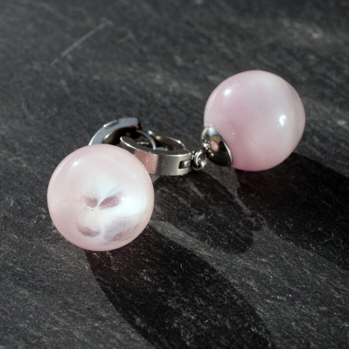 Náušnice růžové