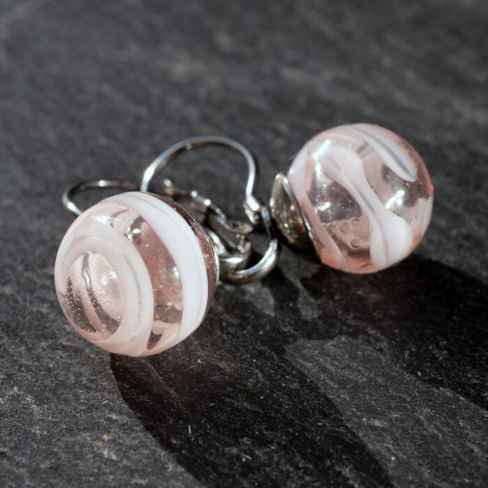 Náušnice růžové