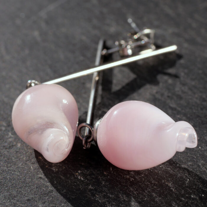 Náušnice růžové
