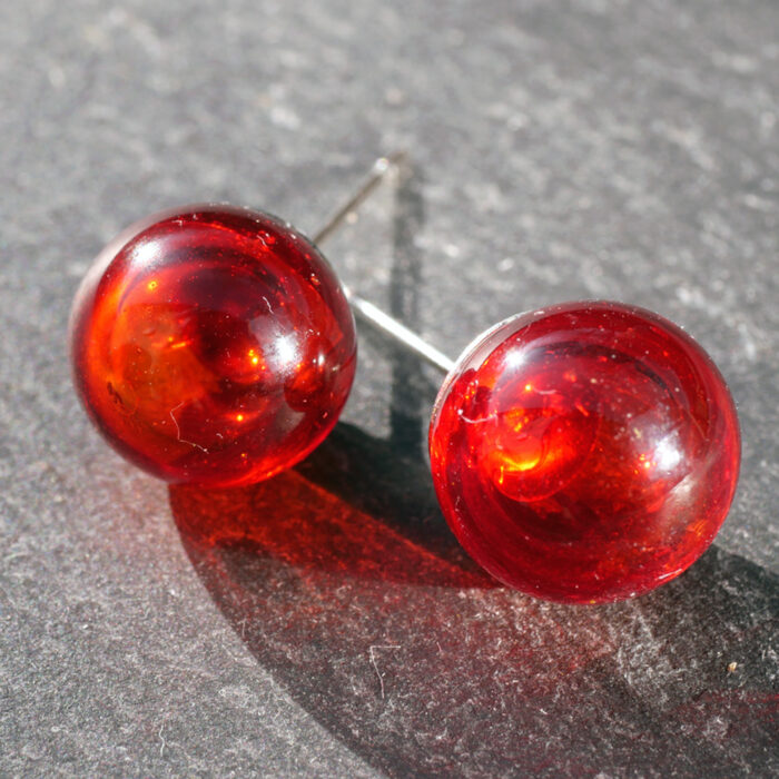 Náušnice červené